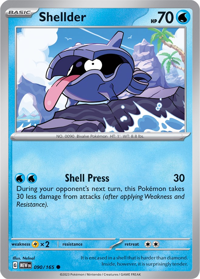 Pokemon: Shellder card image