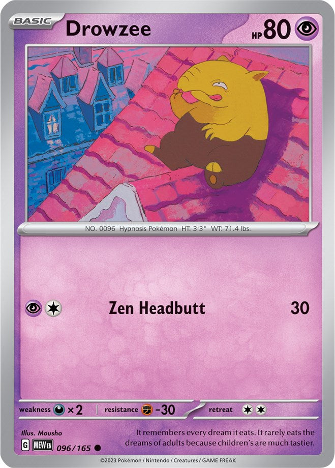 Pokemon: Drowzee card image