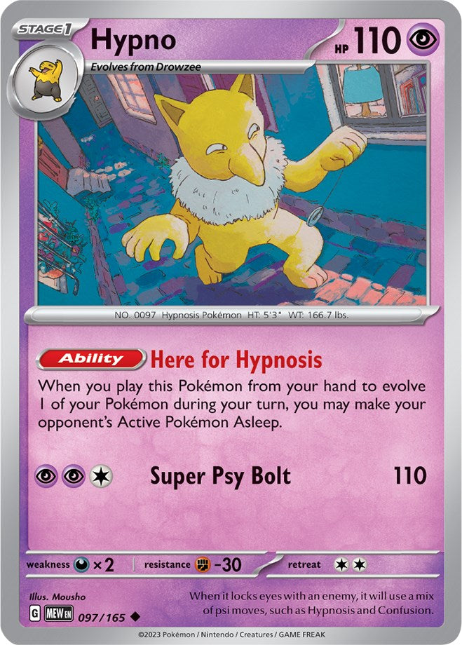 Pokemon: Hypno card image