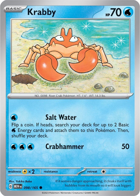 Pokemon: Krabby card image