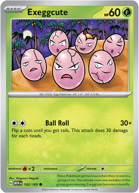 Pokemon: Exeggcute card image