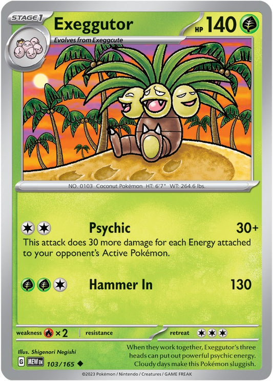 Pokemon: Exeggutor card image