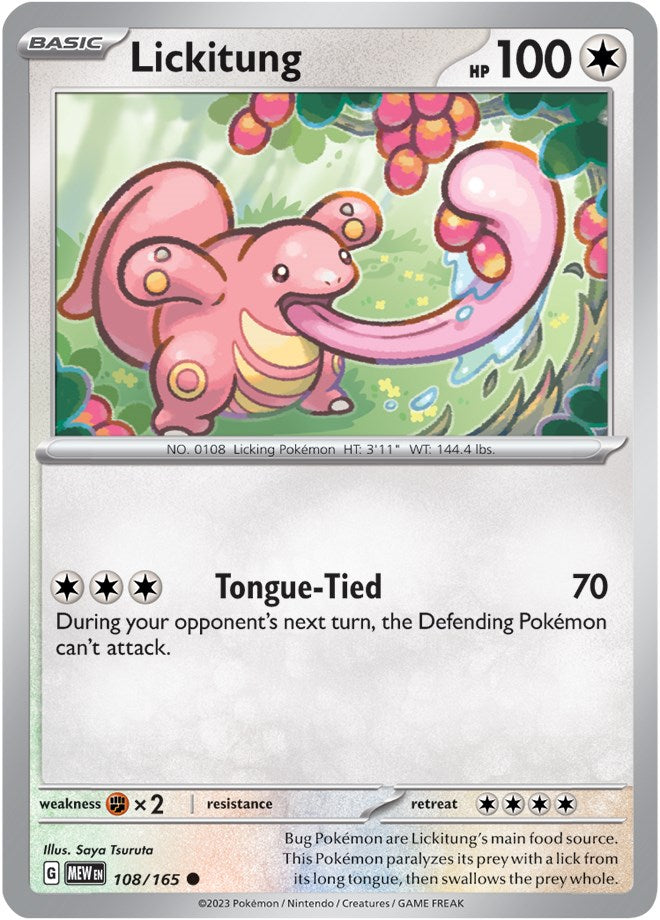 Pokemon: Lickitung card image