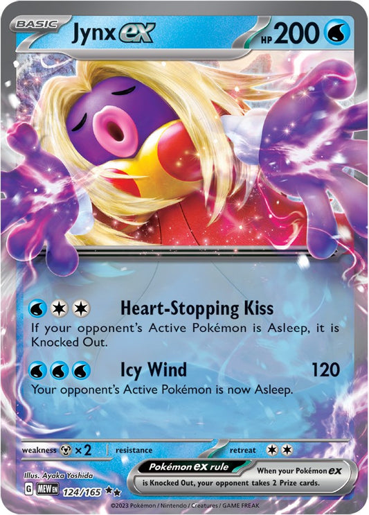 Pokemon: Jynx ex - 124/165 card image