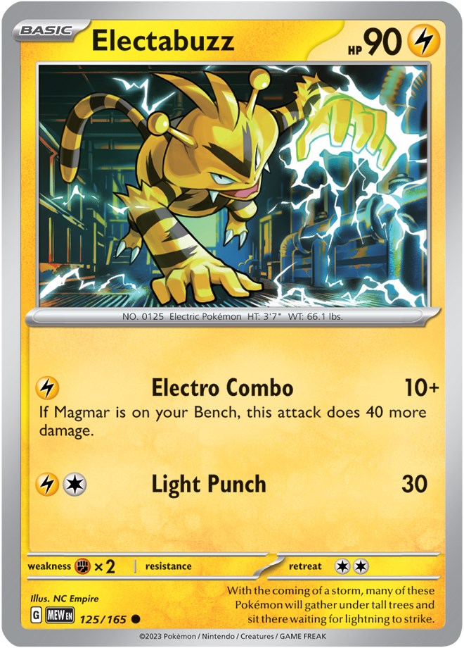 Pokemon: Electabuzz card image