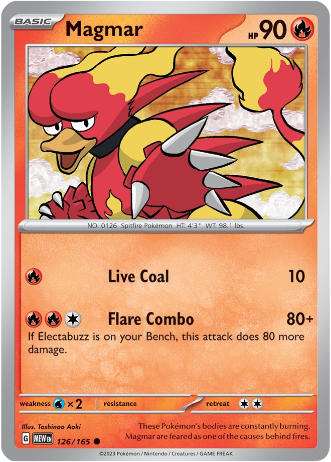 Pokemon: Magmar card image