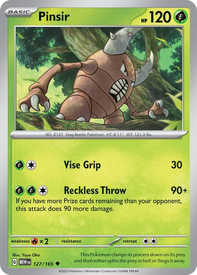 Pokemon: Pinsir card image