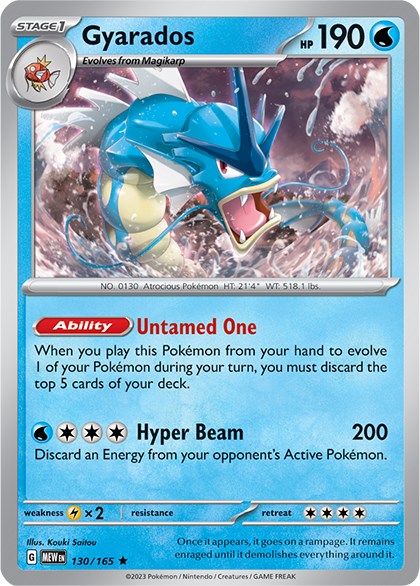 Pokemon: Gyarados card image