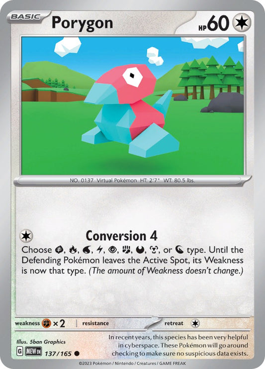 Pokemon: Porygon card image