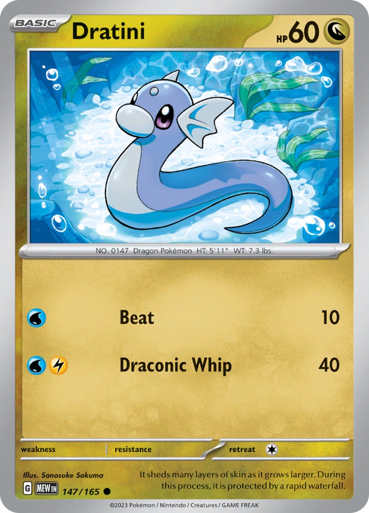 Pokemon: Dratini card image