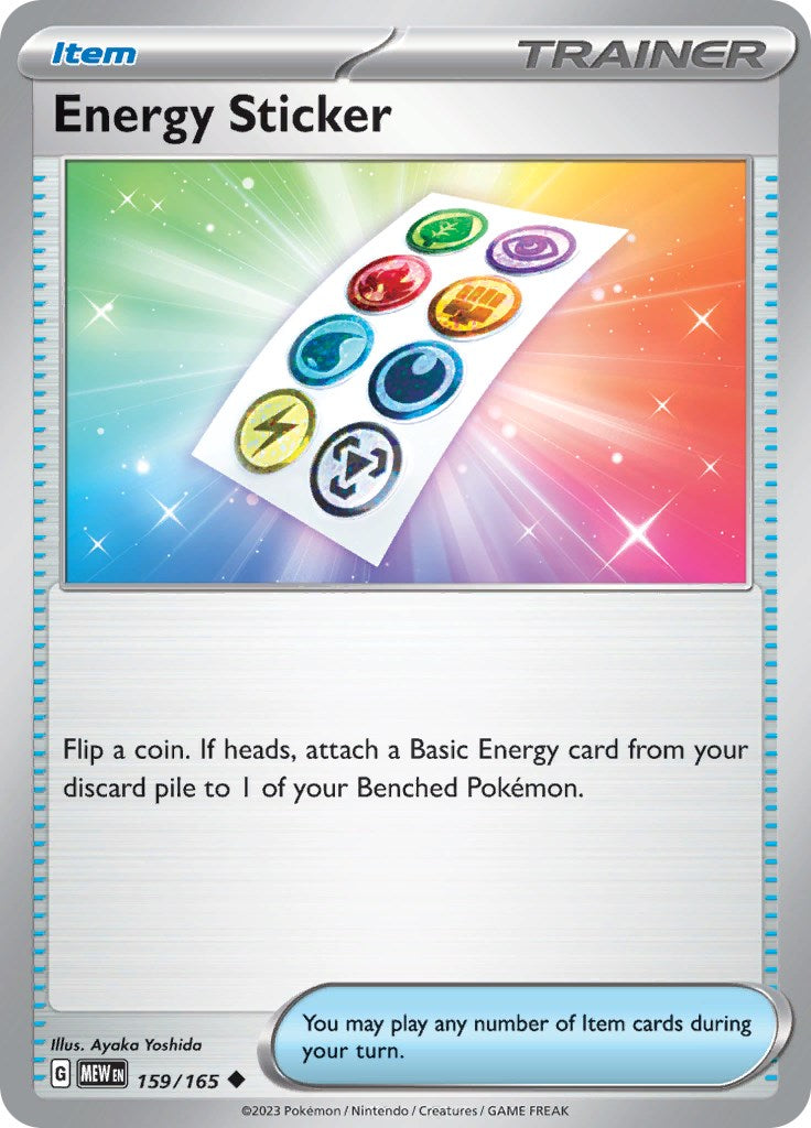 Pokemon: Energy Sticker card image