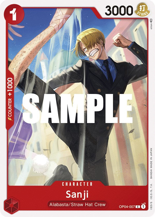 One Piece Card Game: Sanji (007) card image