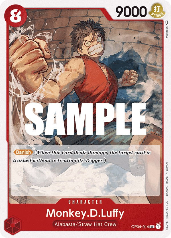 One Piece Card Game: Monkey.D.Luffy (014) card image