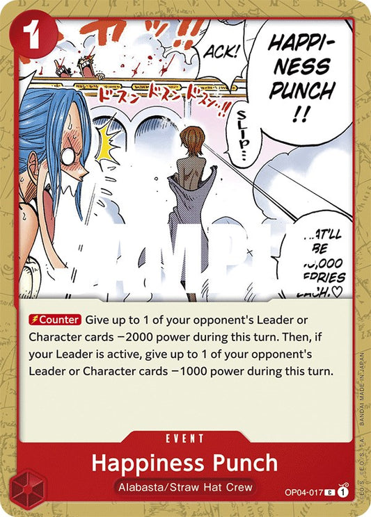 One Piece Card Game: Happiness Punch card image