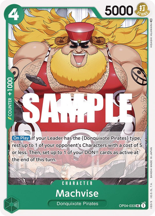 One Piece Card Game: Machvise card image
