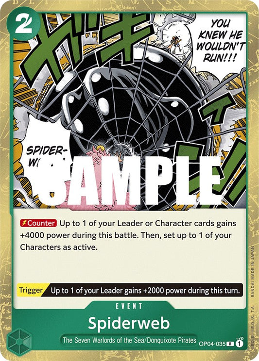 One Piece Card Game: Spiderweb card image