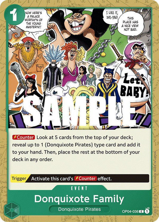 One Piece Card Game: Donquixote Family card image