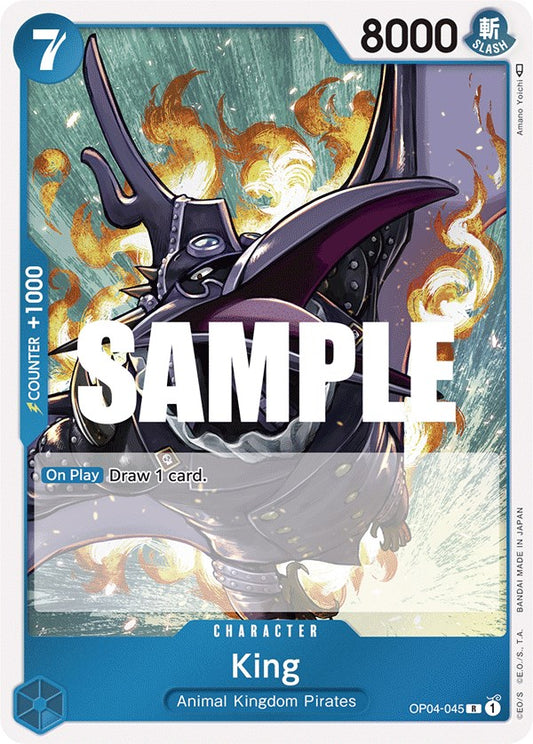 One Piece Card Game: King card image