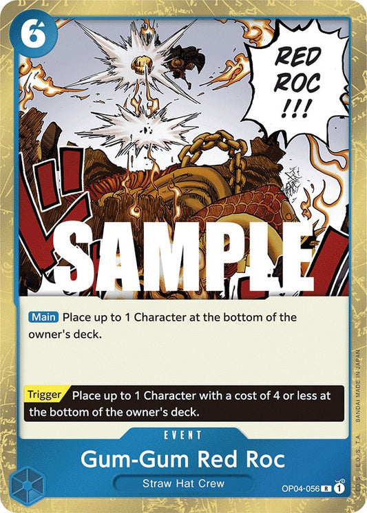 One Piece Card Game: Gum-Gum Red Roc card image