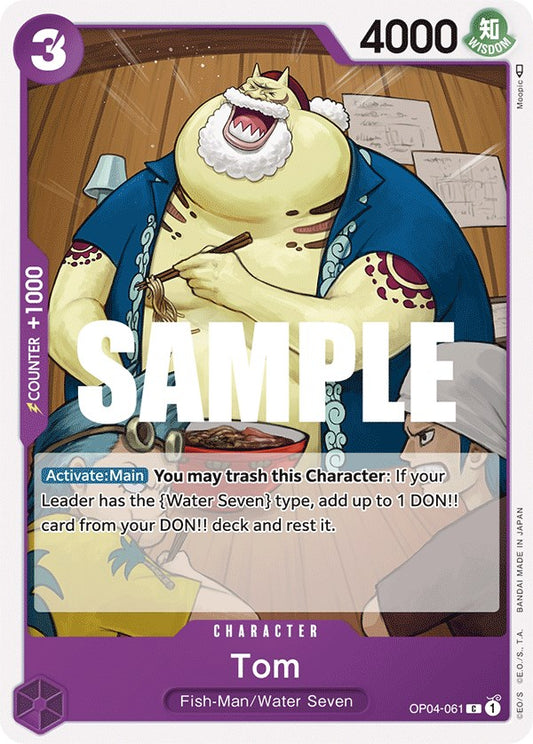 One Piece Card Game: Tom card image