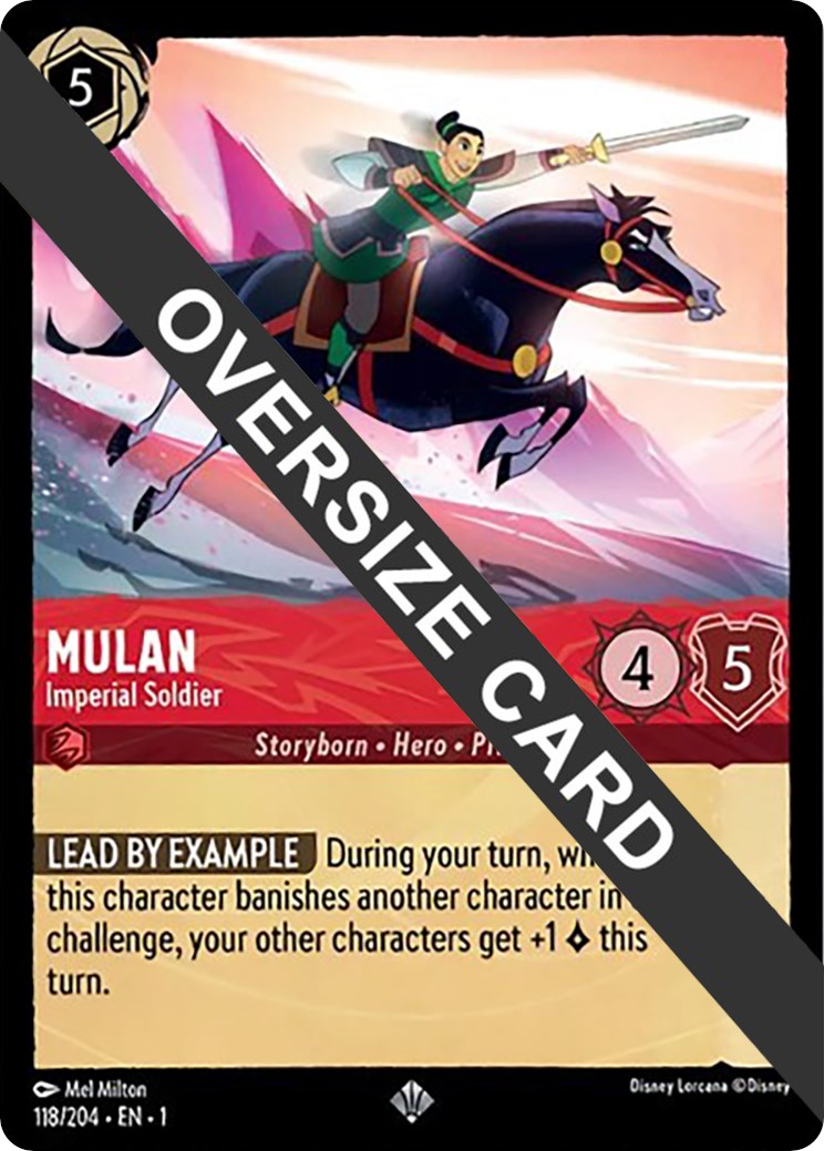 Disney Lorcana: Mulan - Imperial Soldier (Oversized) card image