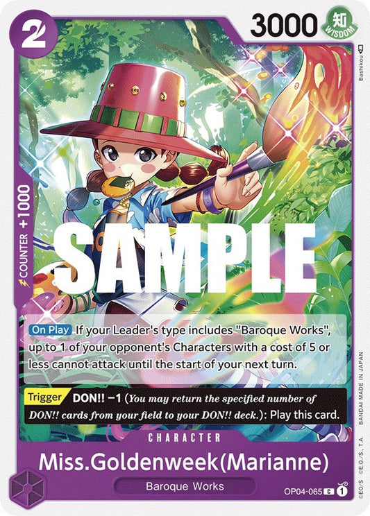 One Piece Card Game: Miss.Goldenweek(Marianne) card image