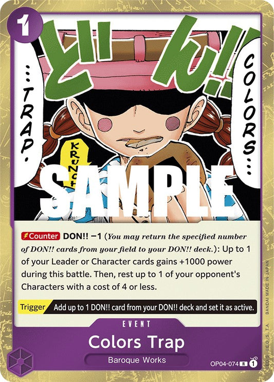 One Piece Card Game: Colors Trap card image