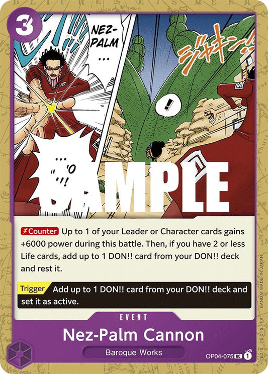 One Piece Card Game: Nez-Palm Cannon card image