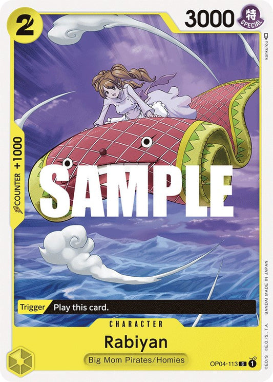 One Piece Card Game: Rabiyan card image