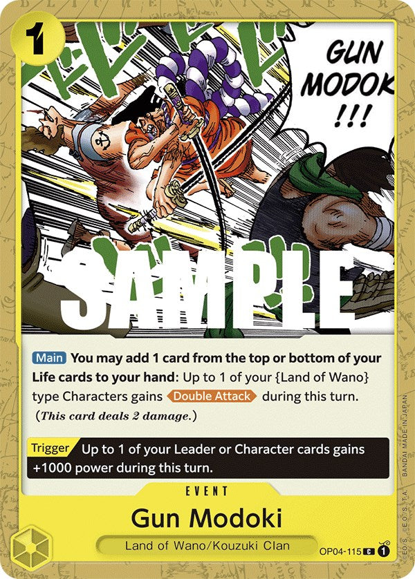 One Piece Card Game: Gun Modoki card image
