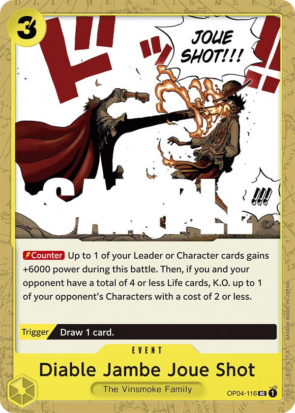 One Piece Card Game: Diable Jambe Joue Shot card image
