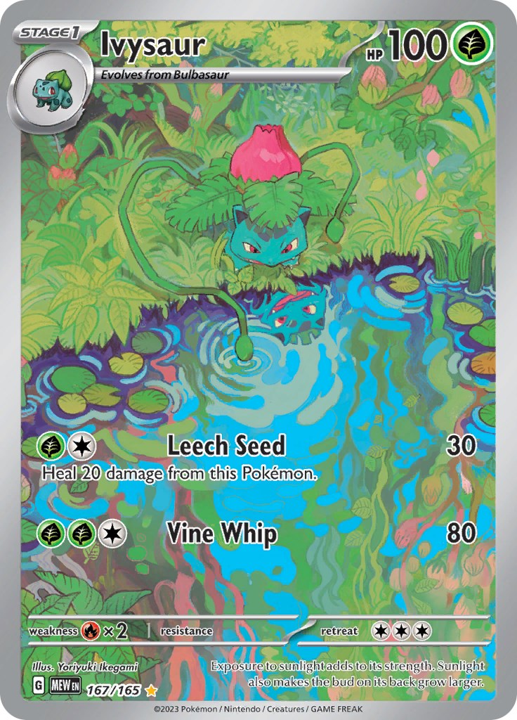 Pokemon: Ivysaur - 167/165 card image