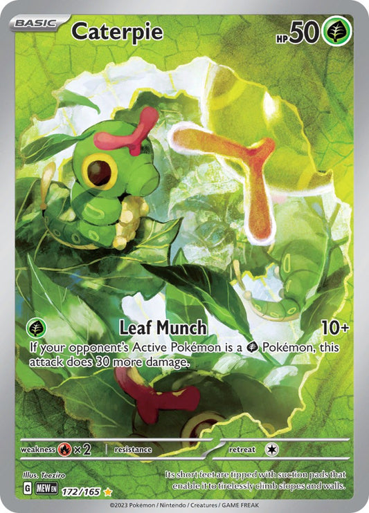 Pokemon: Caterpie - 172/165 card image