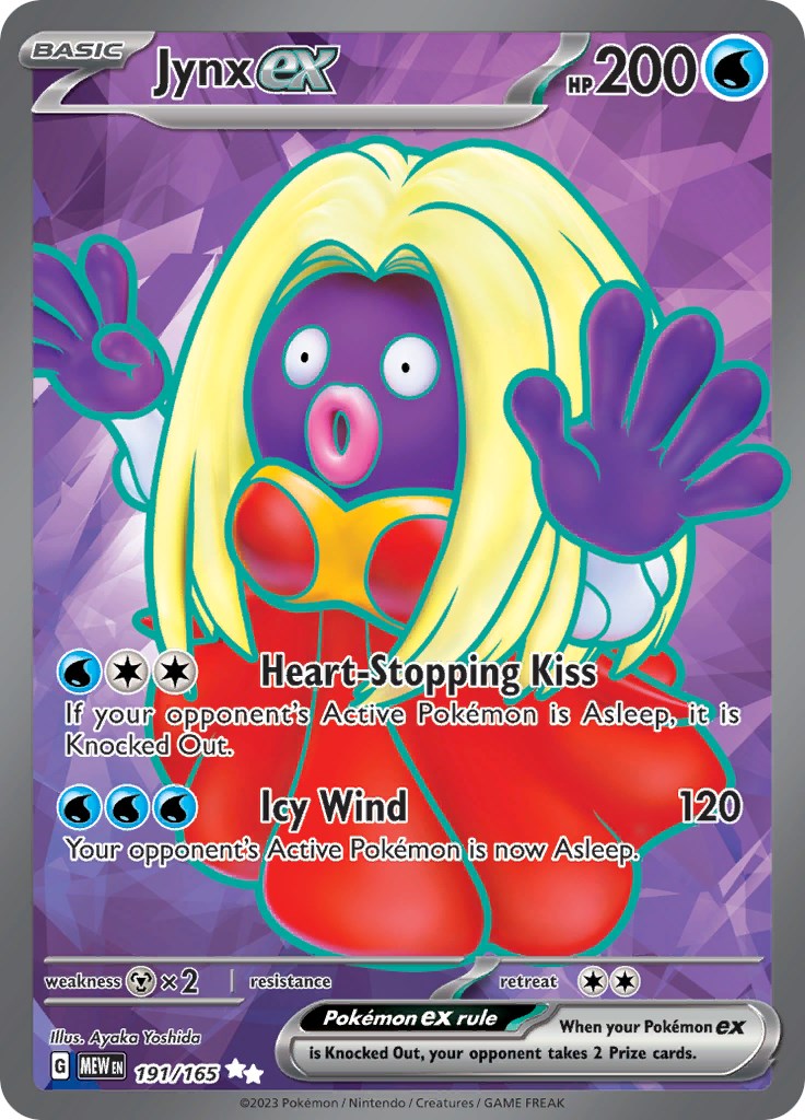 Pokemon: Jynx ex - 191/165 card image