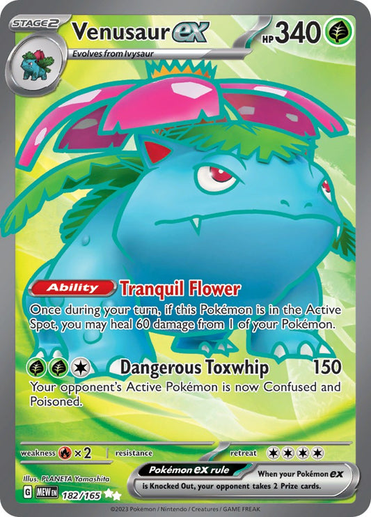 Pokemon: Venusaur ex - 182/165 card image