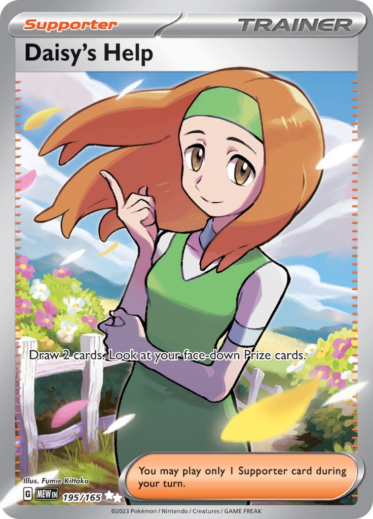 Pokemon: Daisy's Help - 195/165 card image