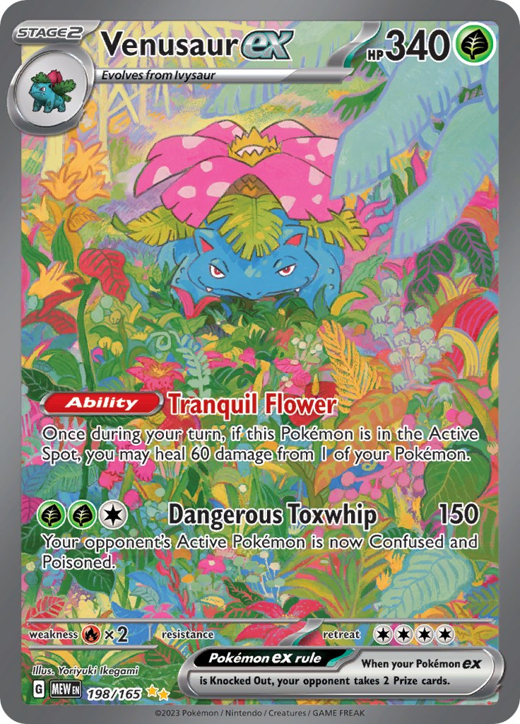 Pokemon: Venusaur ex - 198/165 card image