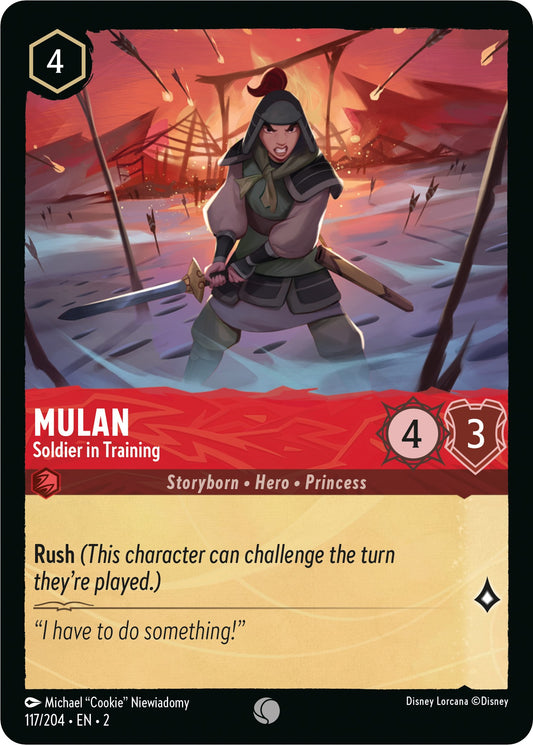 Disney Lorcana: Mulan - Soldier in Training card image