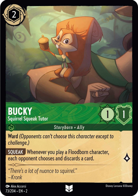 Disney Lorcana: Bucky - Squirrel Squeak Tutor card image