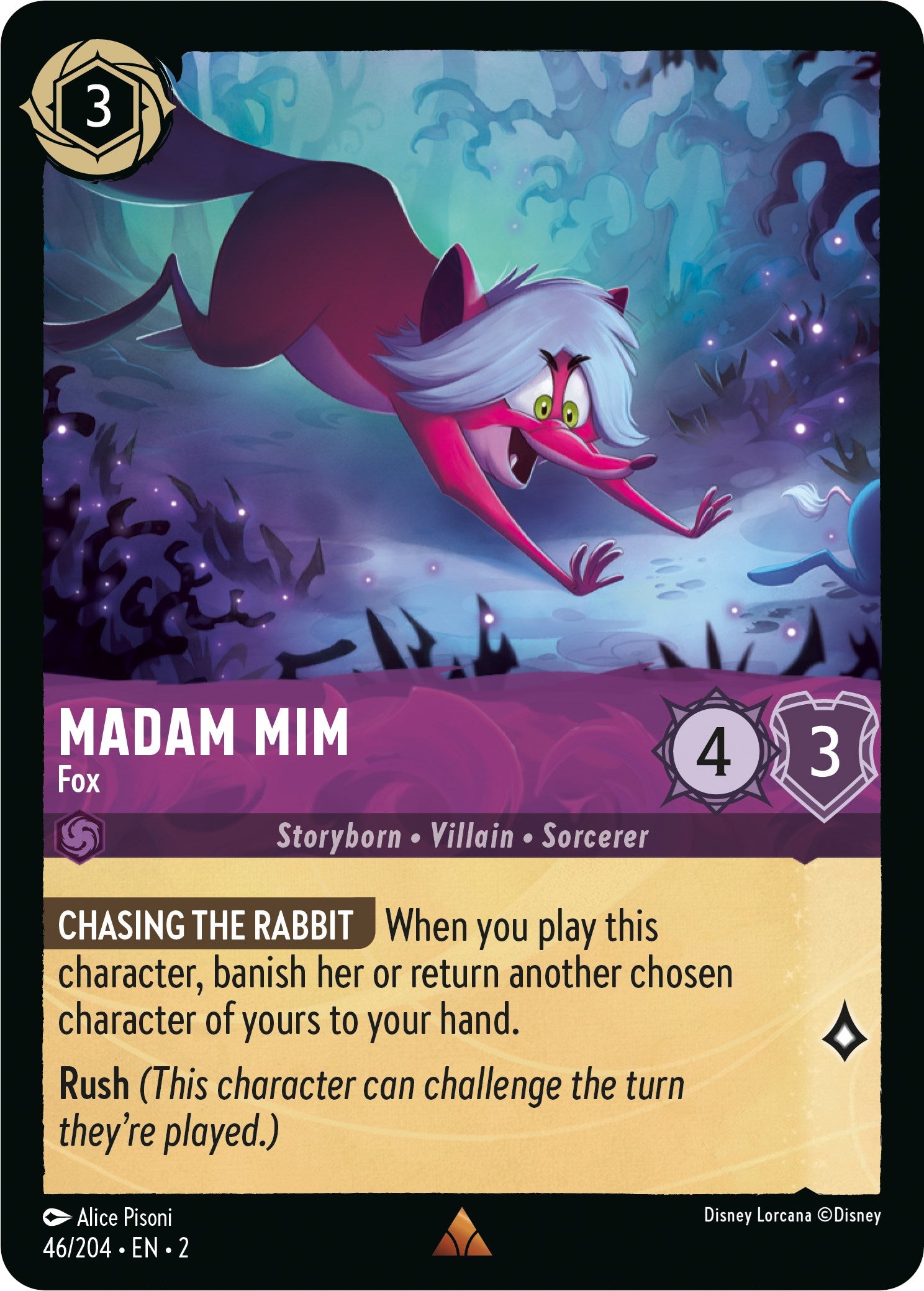 Disney Lorcana: Madam Mim - Fox card image