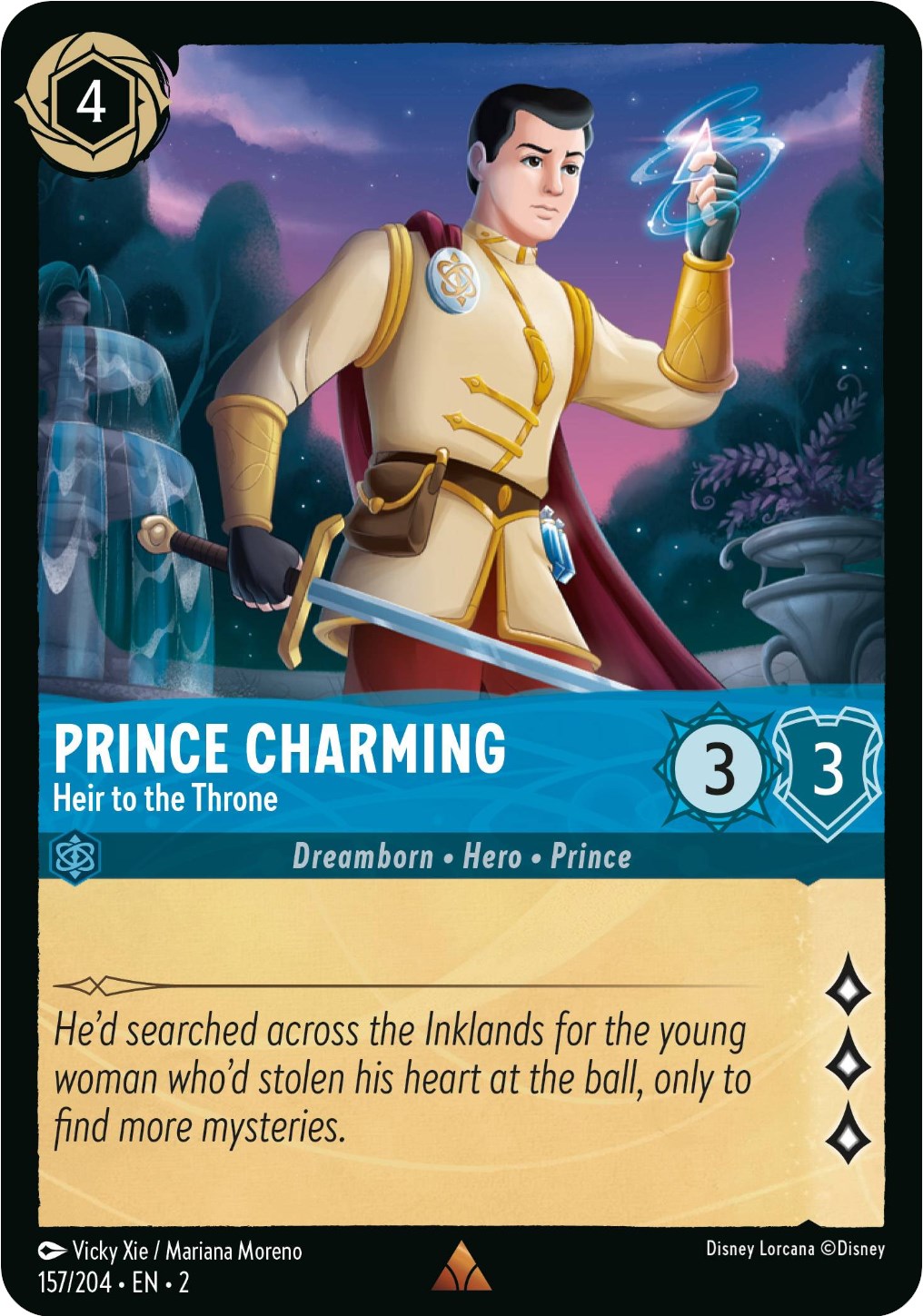 Disney Lorcana: Prince Charming - Heir to the Throne card image