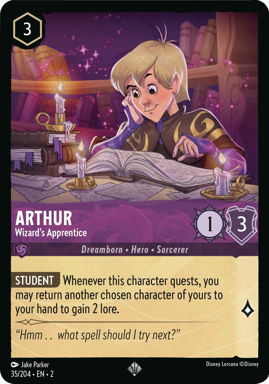 Disney Lorcana: Arthur - Wizard's Apprentice card image