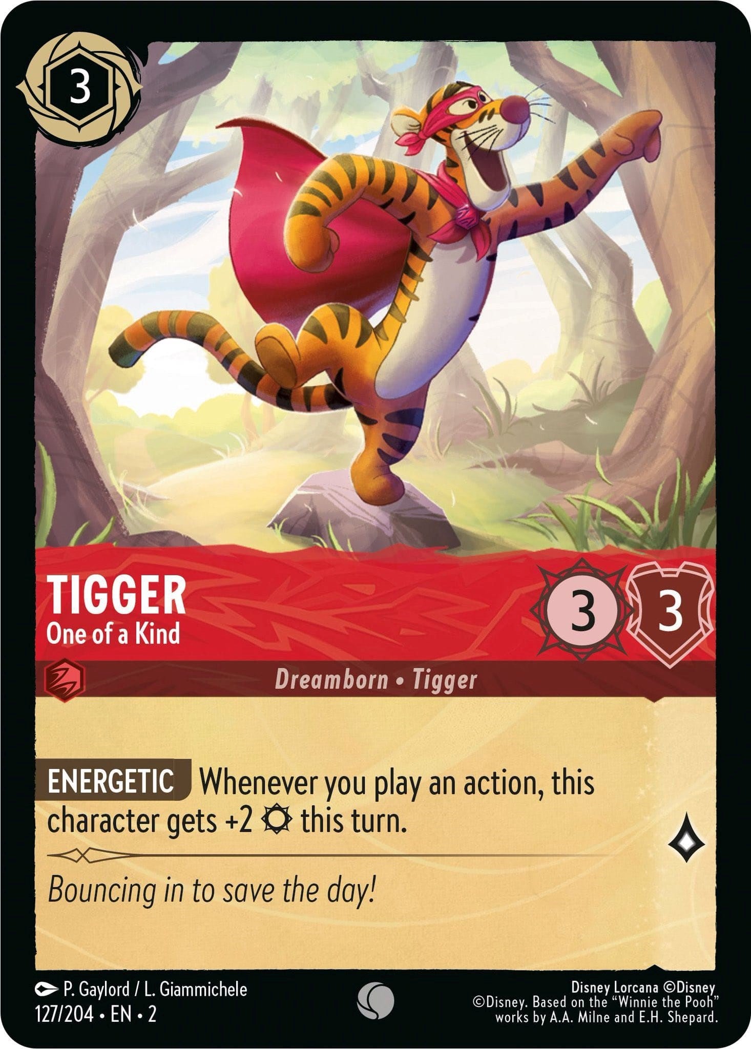 Disney Lorcana: Tigger - One of a Kind card image