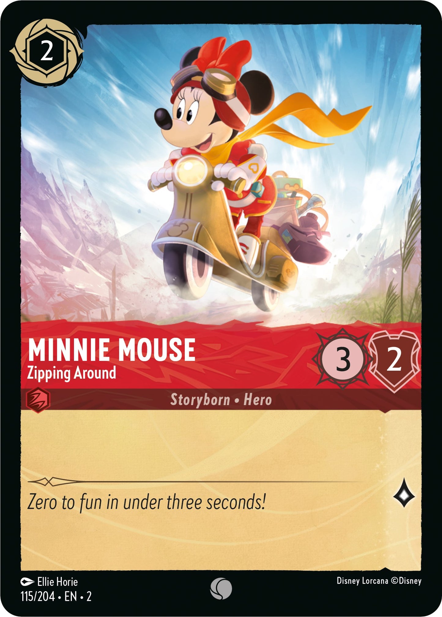 Disney Lorcana: Minnie Mouse - Zipping Around card image