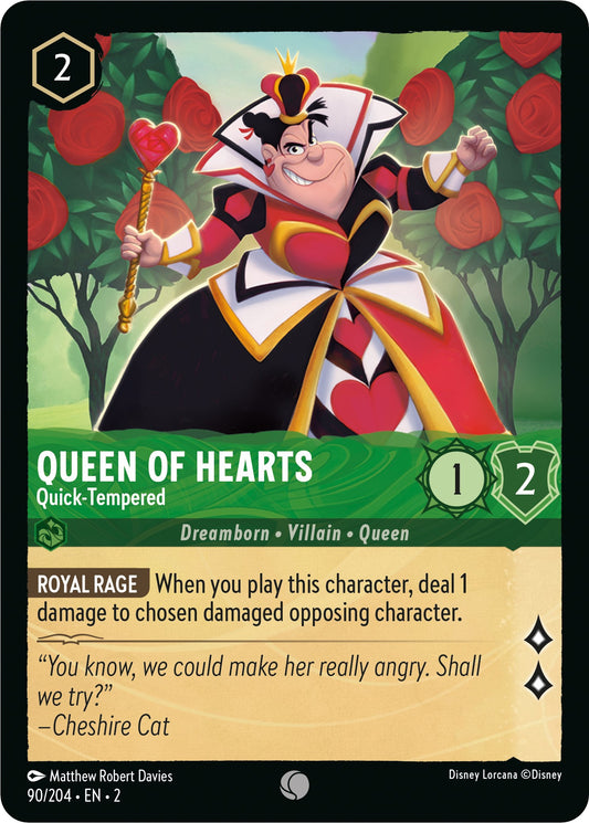 Disney Lorcana: Queen of Hearts - Quick-Tempered card image