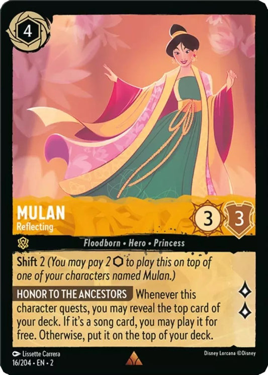 Disney Lorcana: Mulan - Reflecting card image