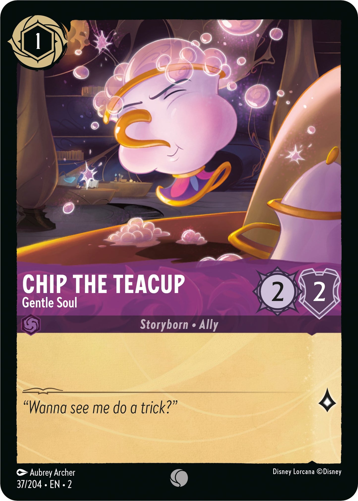 Disney Lorcana: Chip the Teacup - Gentle Soul card image