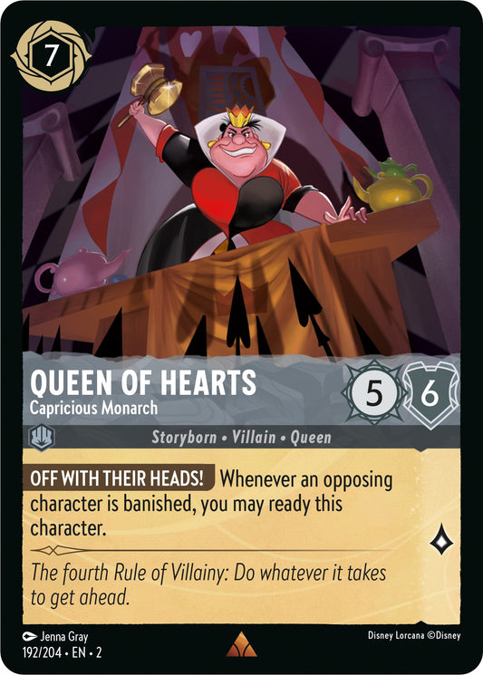 Disney Lorcana: Queen of Hearts - Capricious Monarch card image