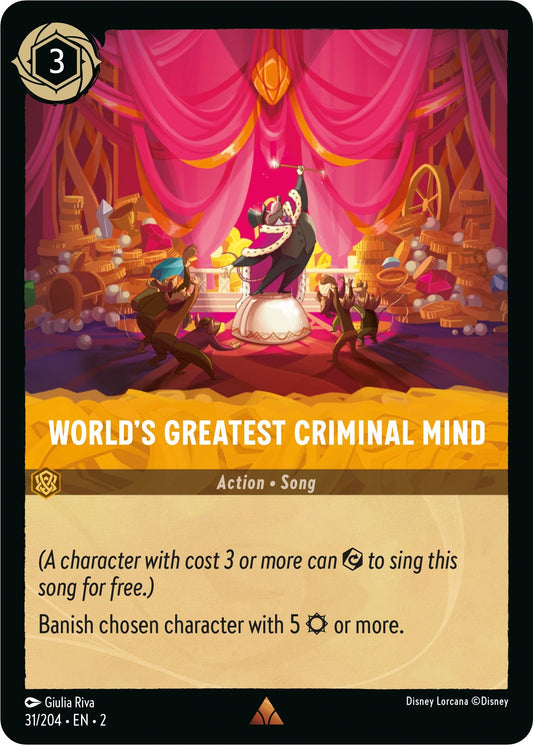 Disney Lorcana: World's Greatest Criminal Mind card image