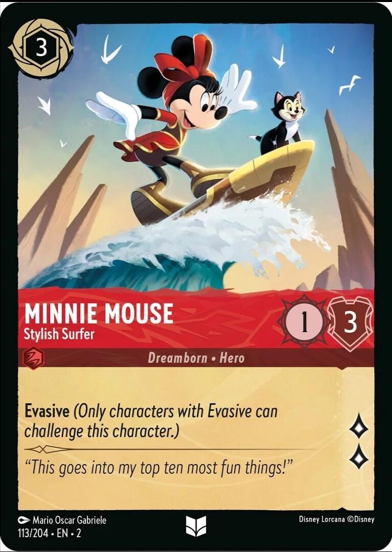 Disney Lorcana: Minnie Mouse - Stylish Surfer card image